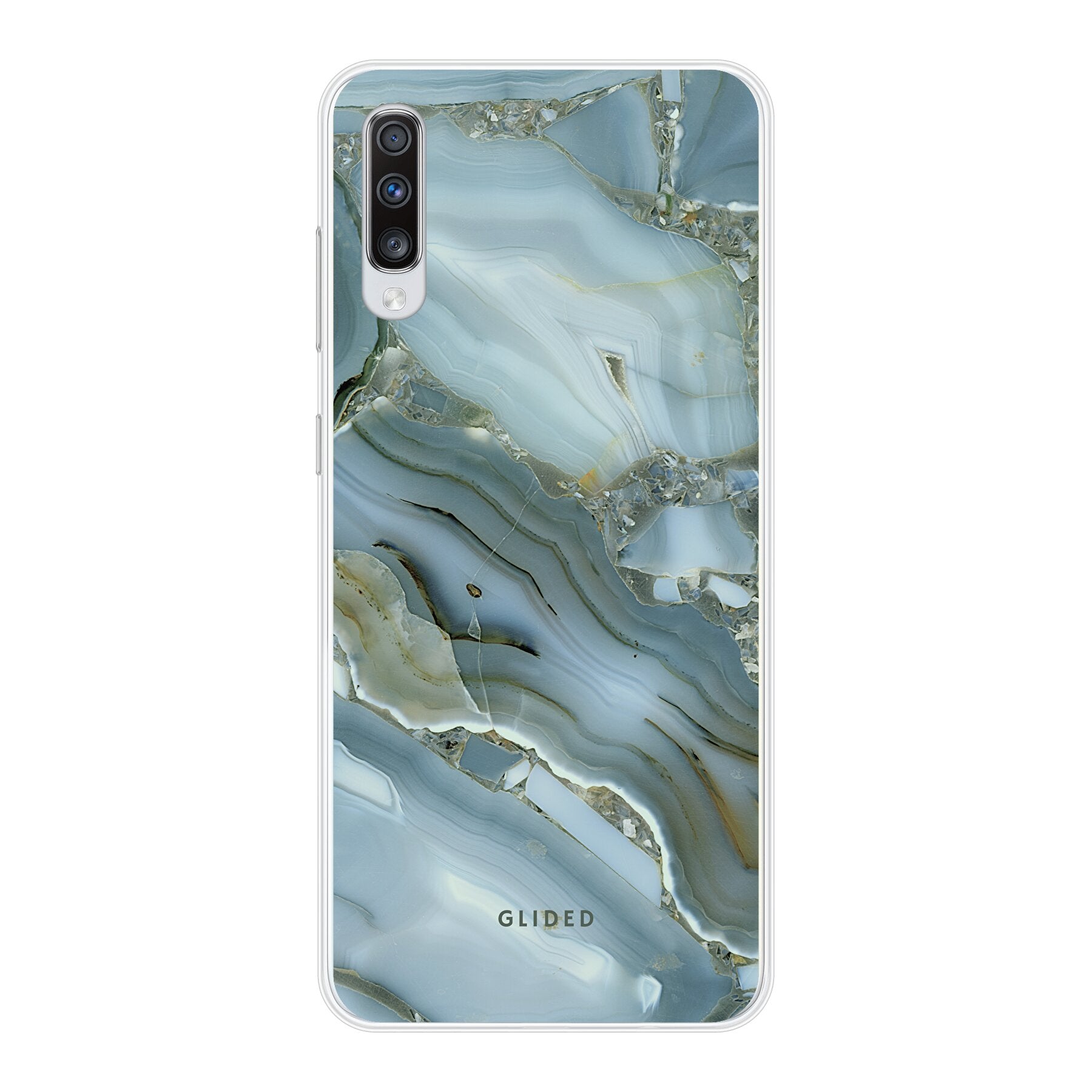 Green Marble - Samsung Galaxy A70 Handyhülle Soft case