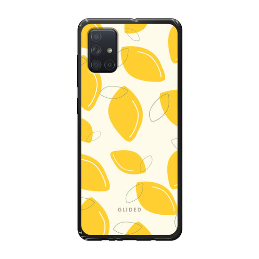 Abstract Lemon - Samsung Galaxy A71 - Soft case