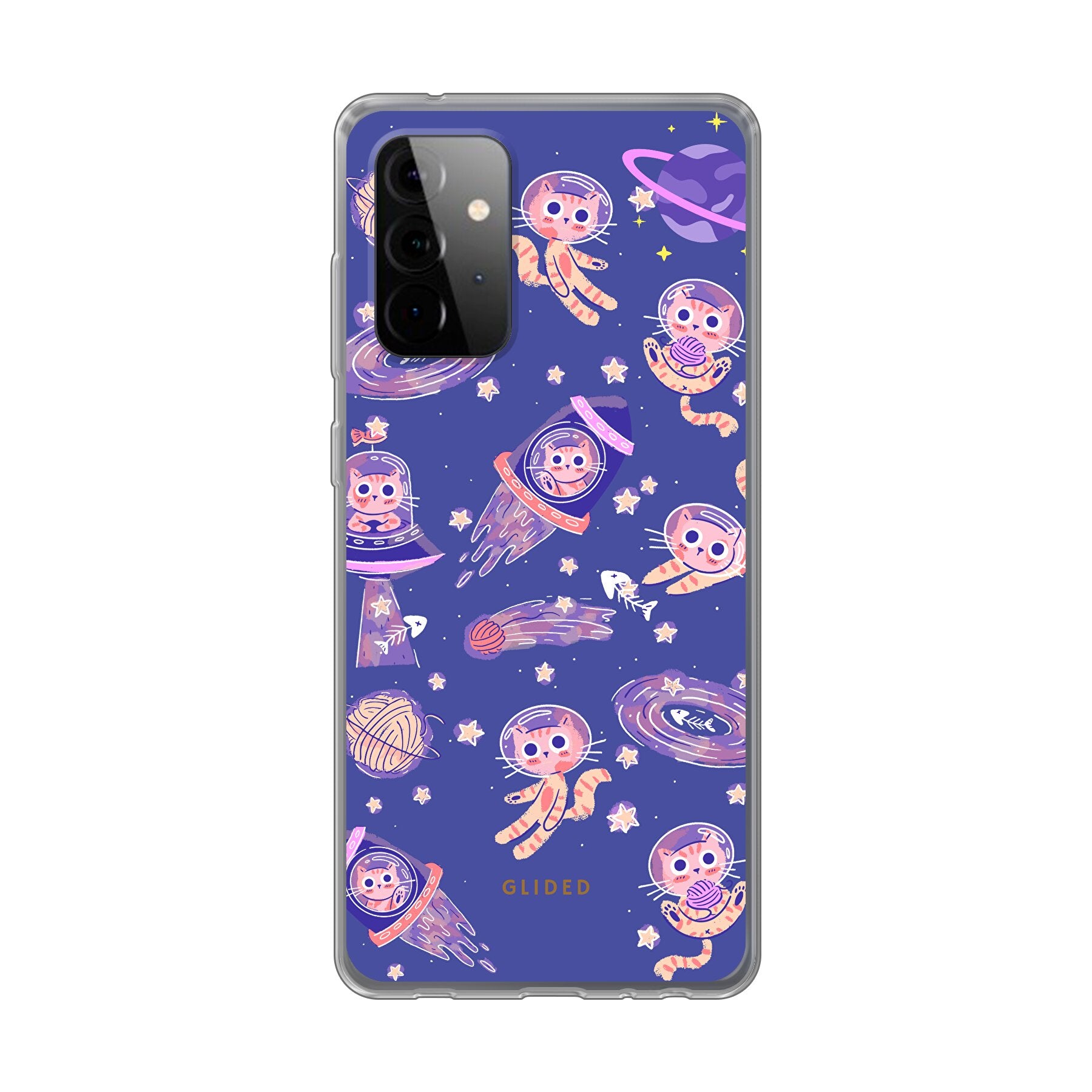 Space Cat - Samsung Galaxy A72 5G Handyhülle Soft case