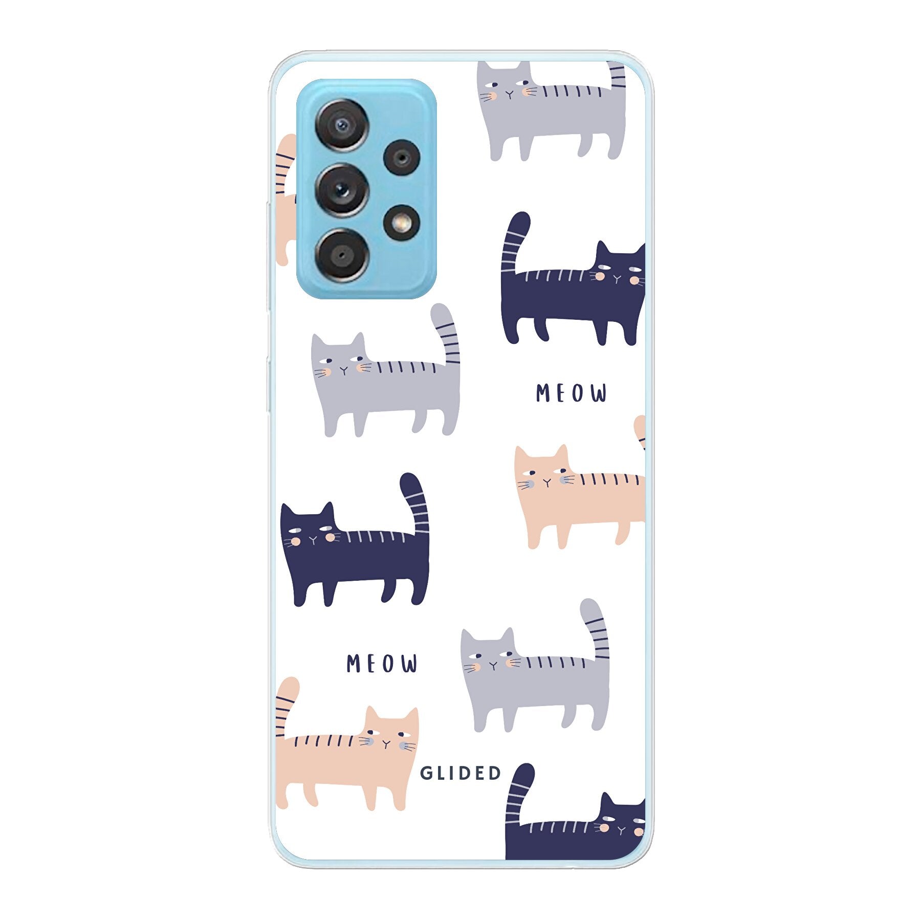 Purrfection - Samsung Galaxy A73 5G Handyhülle Soft case