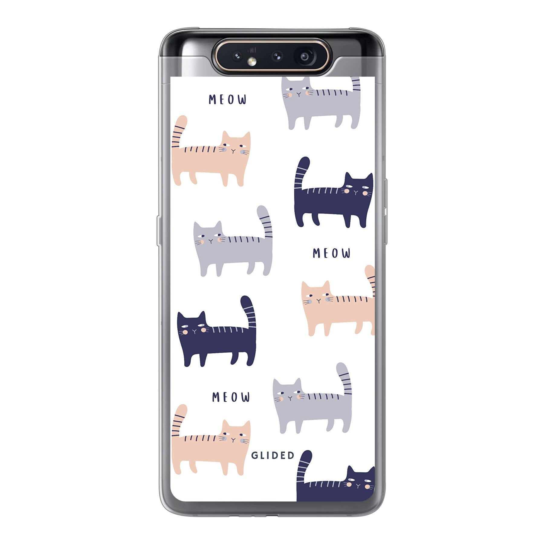 Purrfection - Samsung Galaxy A80 Handyhülle Soft case