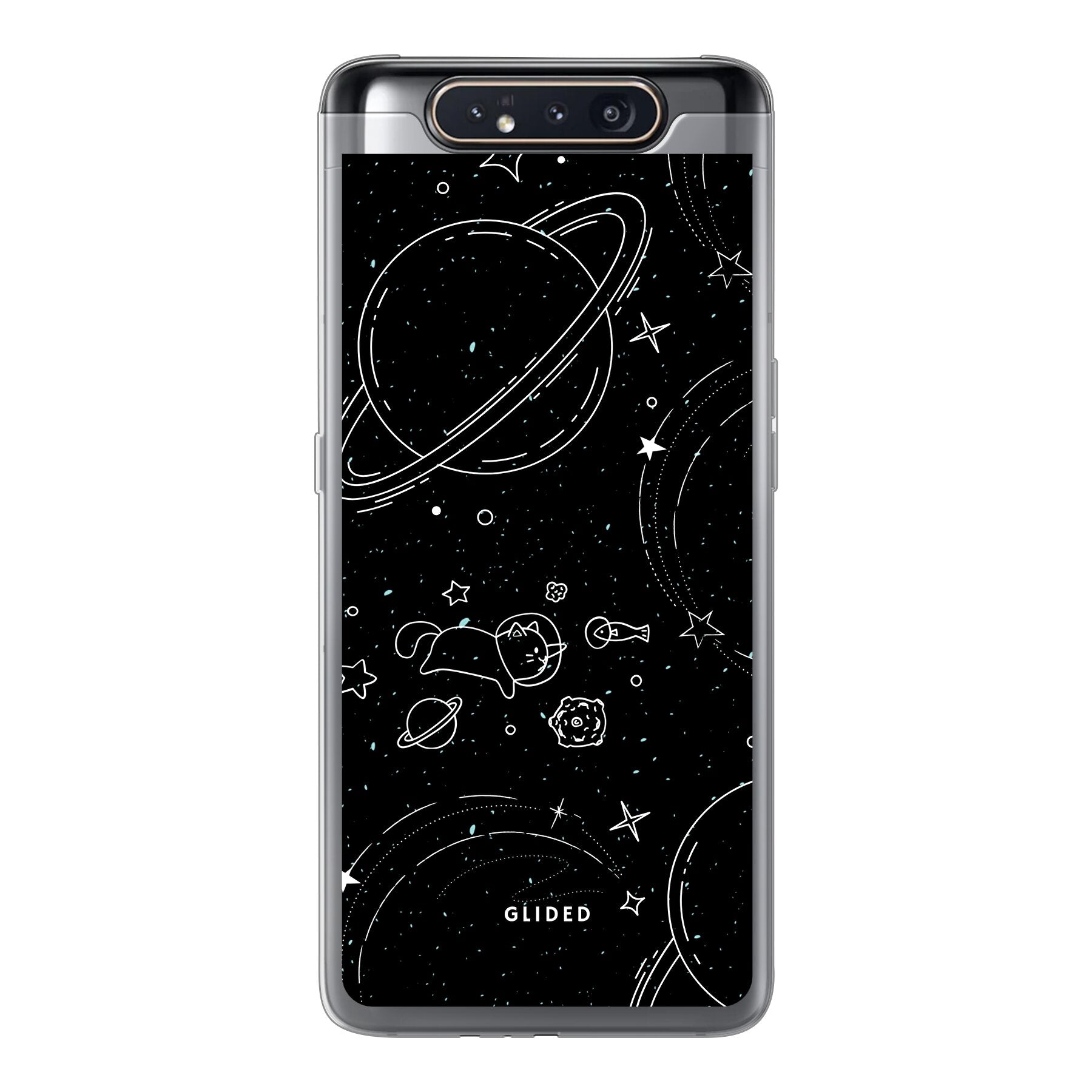 Cosmic Cat - Samsung Galaxy A80 Handyhülle Soft case