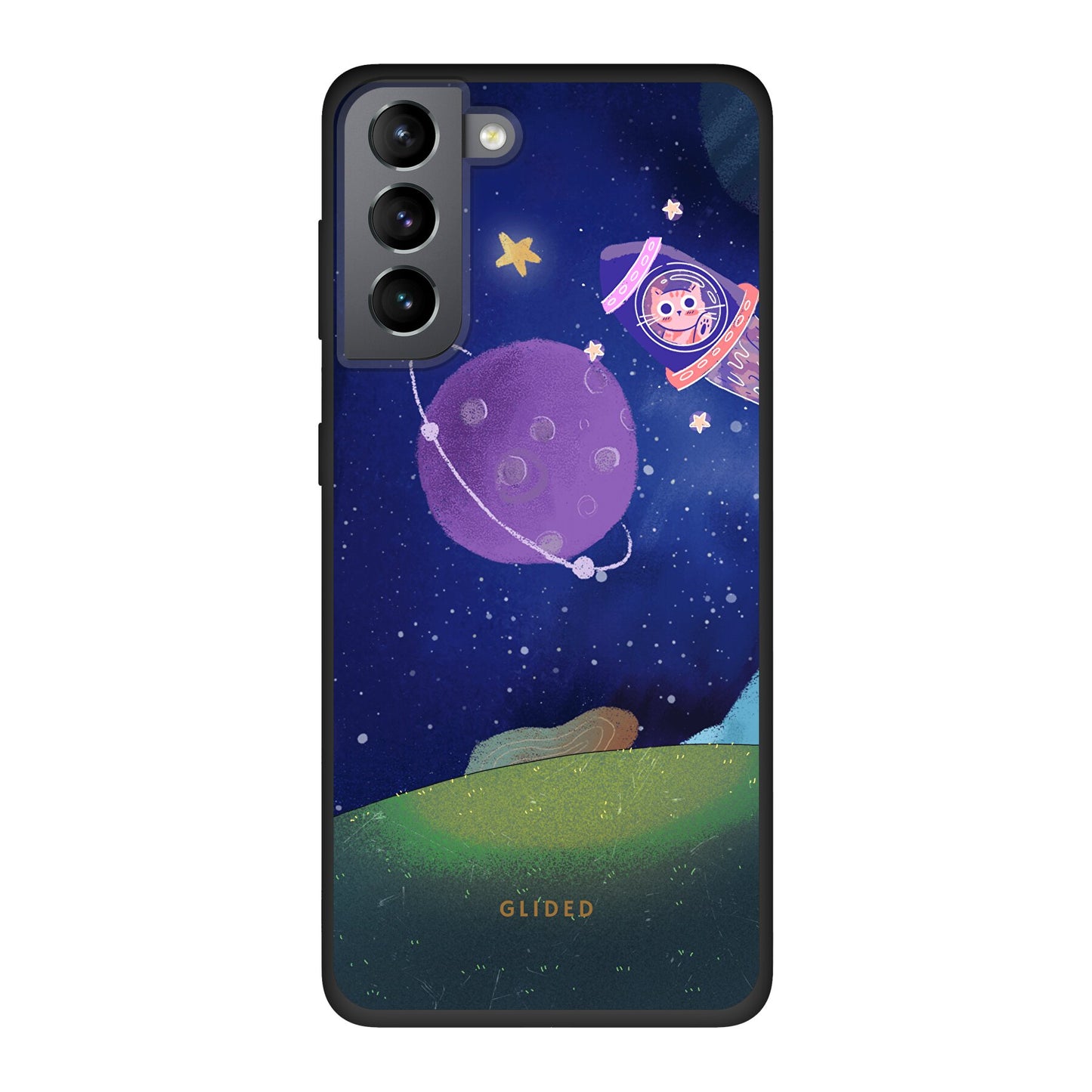 Galaxy Cat - Samsung Galaxy S10 Handyhülle Biologisch Abbaubar