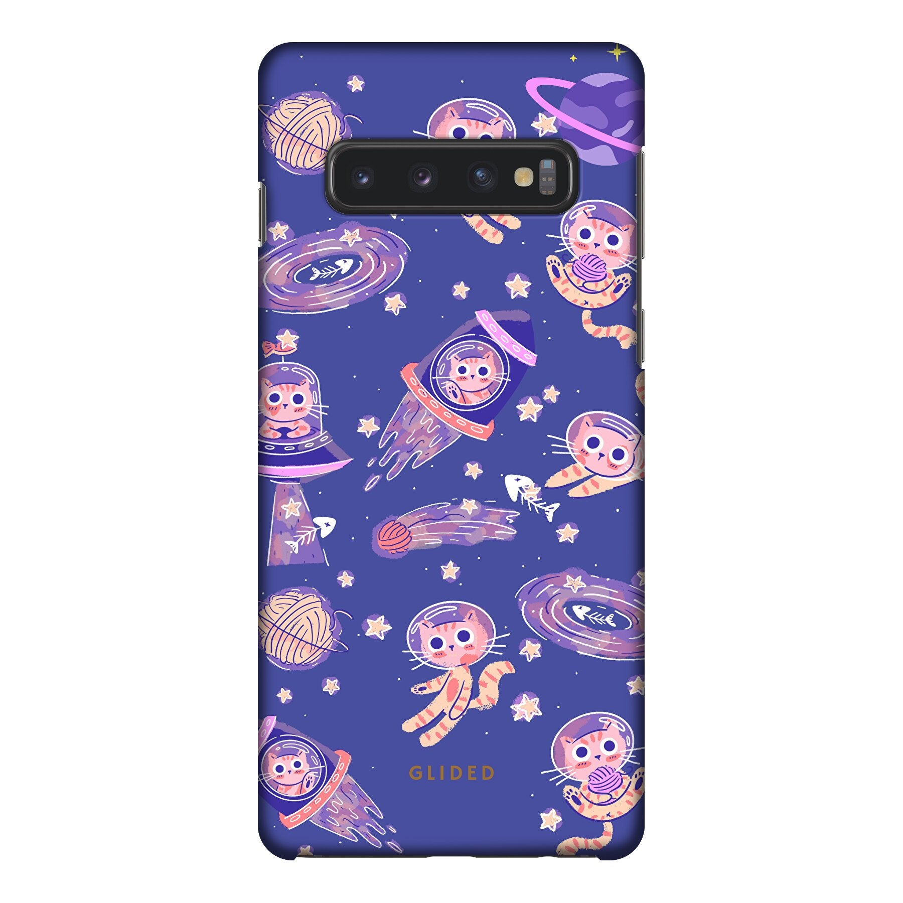 Space Cat - Samsung Galaxy S10 Handyhülle Hard Case