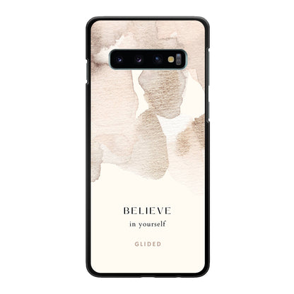 Believe in yourself - Samsung Galaxy S10 Handyhülle Hard Case