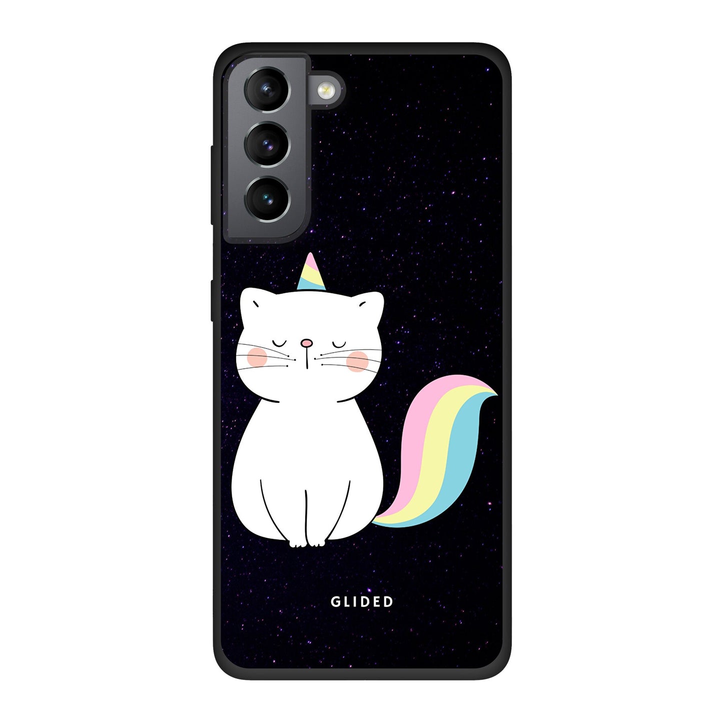 Unicorn Cat - Samsung Galaxy S21 5G Handyhülle Biologisch Abbaubar