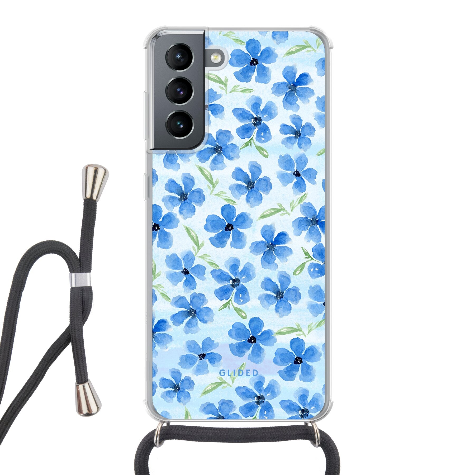 Ocean Blooms - Samsung Galaxy S21 5G Handyhülle Crossbody case mit Band