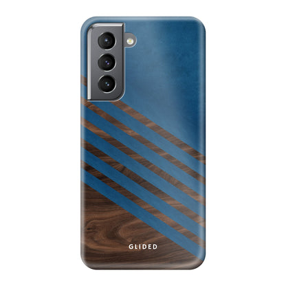 Blue Wood - Samsung Galaxy S21 5G Handyhülle Hard Case