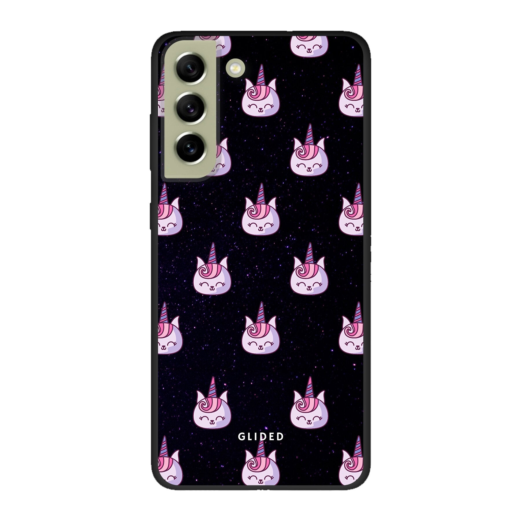 Unicorn Meow - Samsung Galaxy S21 FE Handyhülle Biologisch Abbaubar