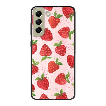 Strawberry Dream - Samsung Galaxy S21 FE Handyhülle Biologisch Abbaubar