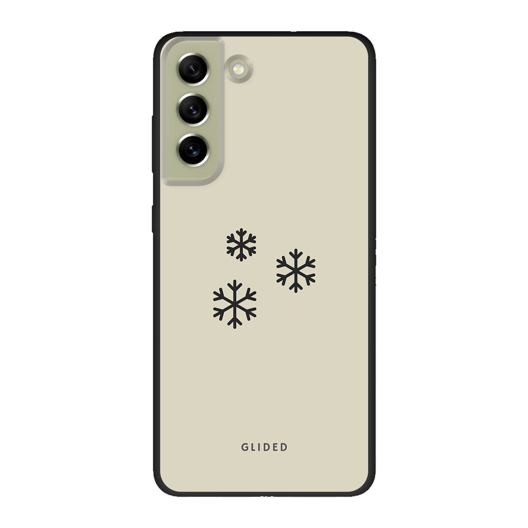 Snowflakes - Samsung Galaxy S21 FE Handyhülle Biologisch Abbaubar