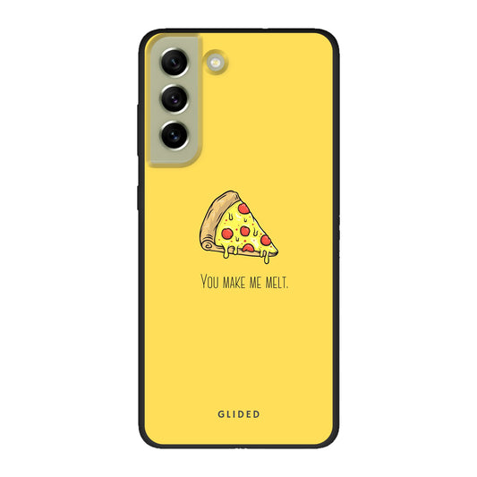 Flirty Pizza - Samsung Galaxy S21 FE - Biologisch Abbaubar