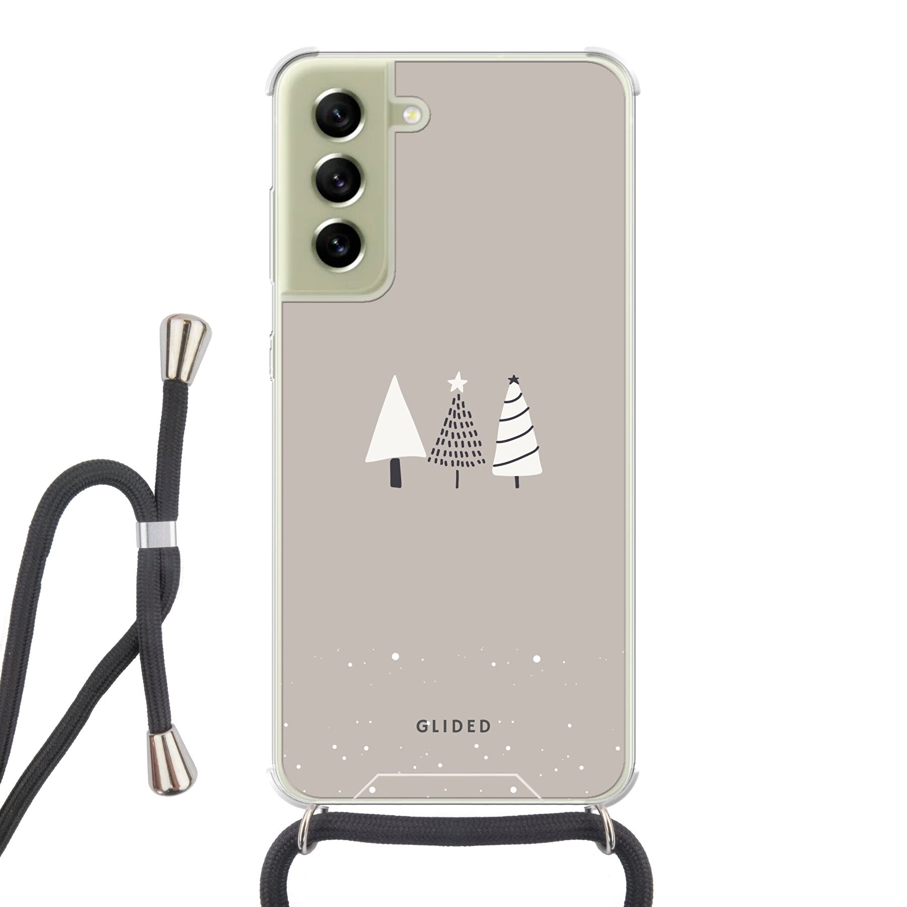 Snowscape - Samsung Galaxy S21 FE Handyhülle Crossbody case mit Band