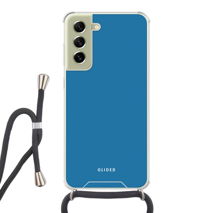 Blue Delight - Samsung Galaxy S21 FE Handyhülle Crossbody case mit Band