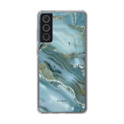 Green Marble - Samsung Galaxy S21 FE Handyhülle Soft case