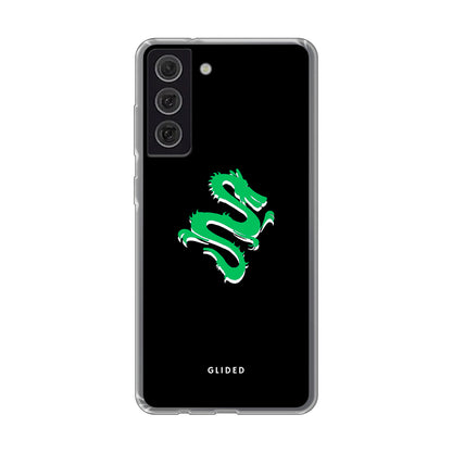 Emerald Dragon - Samsung Galaxy S21 FE Handyhülle Soft case