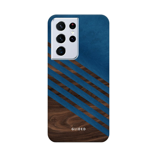 Blue Wood - Samsung Galaxy S21 Ultra 5G Handyhülle Tough case