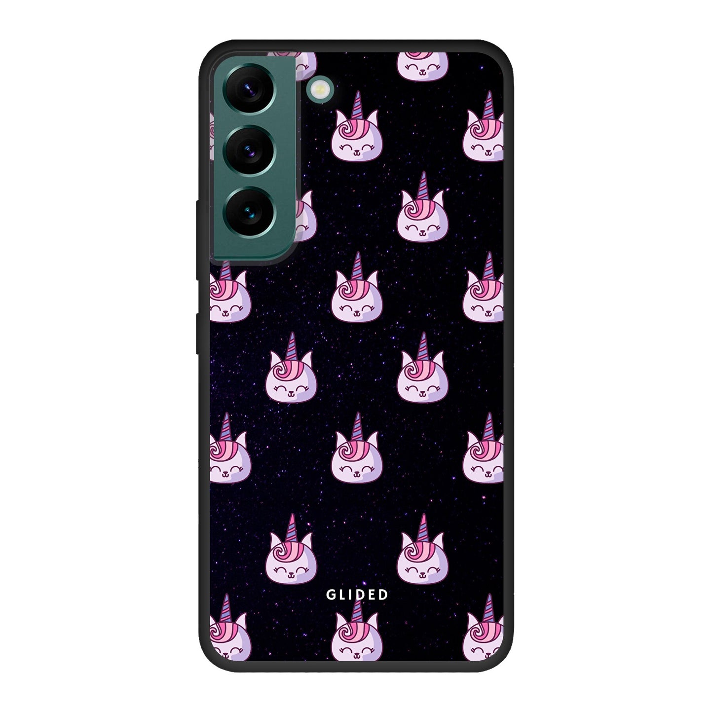 Unicorn Meow - Samsung Galaxy S22 Handyhülle Biologisch Abbaubar