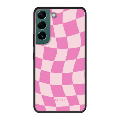 Pink Chess - Samsung Galaxy S22 Handyhülle Biologisch Abbaubar