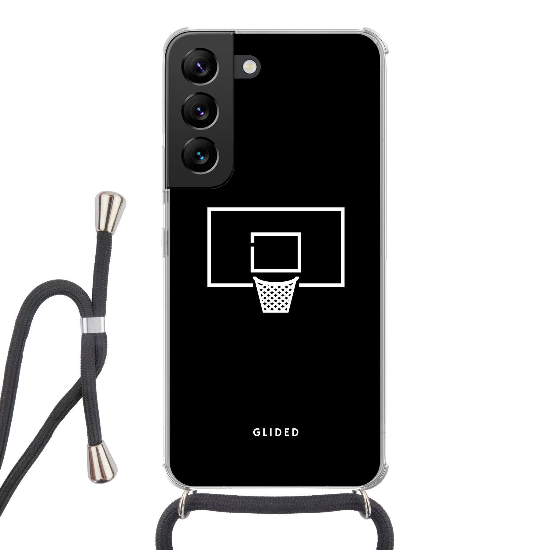 Basketball Fun - Samsung Galaxy S22 Handyhülle Crossbody case mit Band