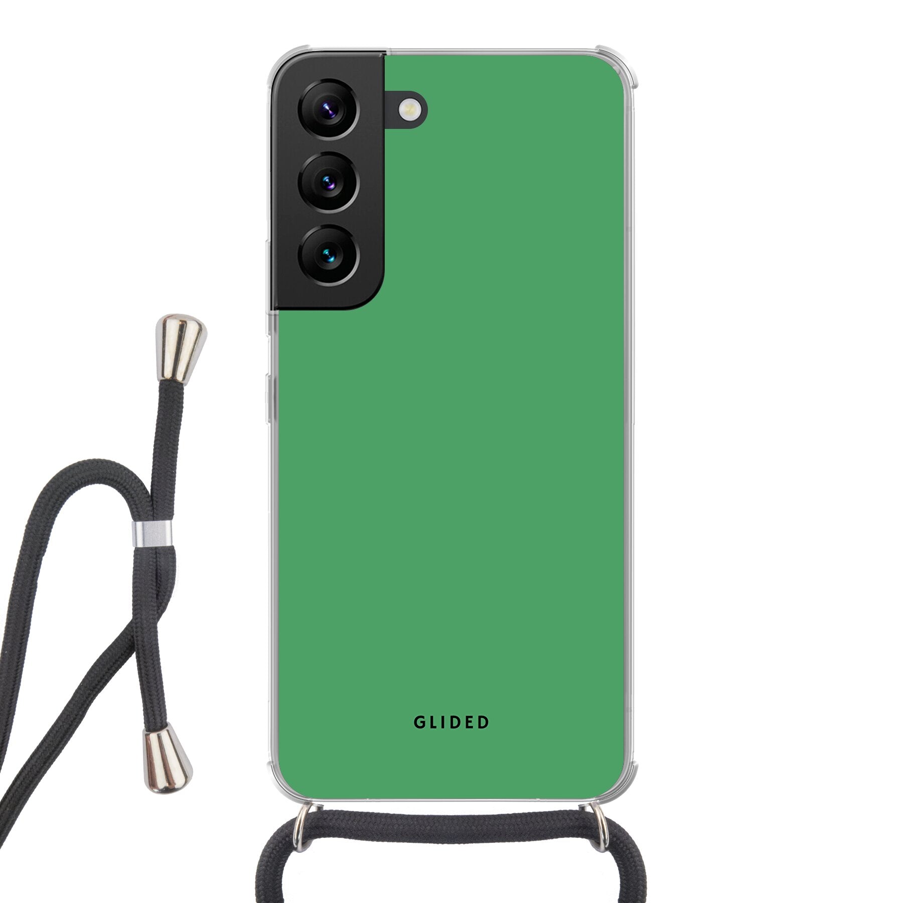 Green Elegance - Samsung Galaxy S22 Handyhülle Crossbody case mit Band