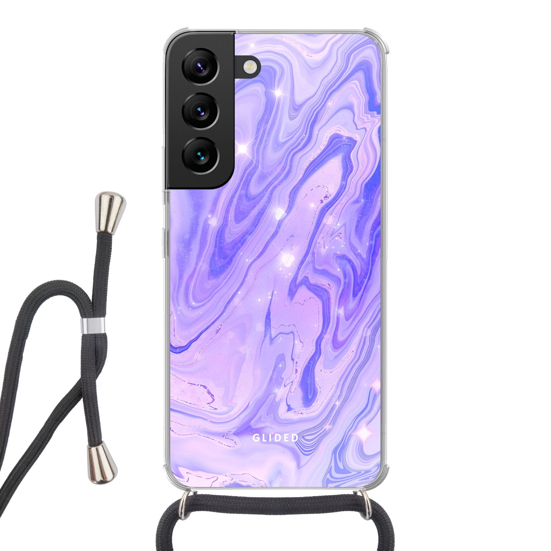 Purple Dream - Samsung Galaxy S22 Handyhülle Crossbody case mit Band