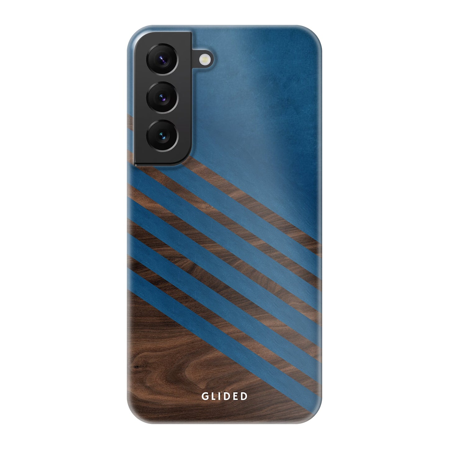 Blue Wood - Samsung Galaxy S22 Handyhülle Hard Case