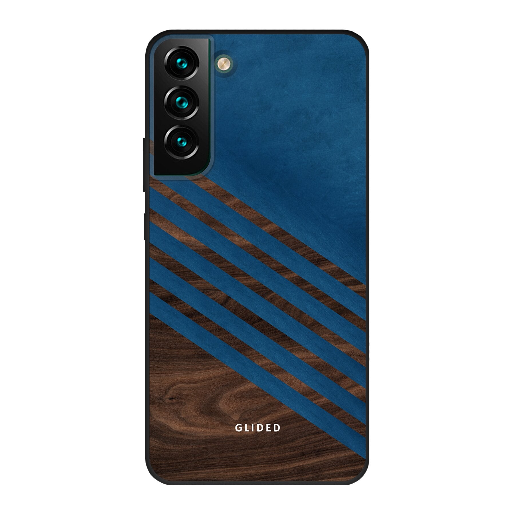 Blue Wood - Samsung Galaxy S22 Plus Handyhülle Biologisch Abbaubar