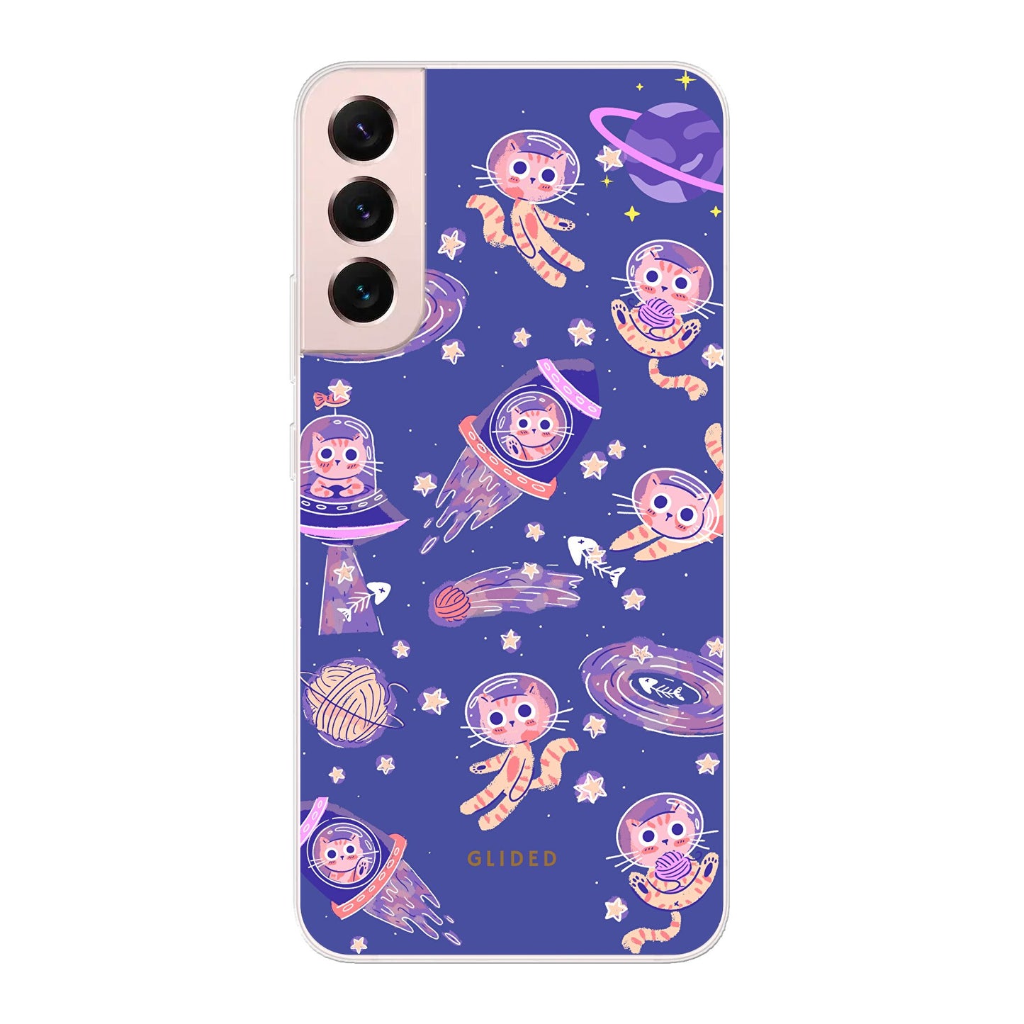 Space Cat - Samsung Galaxy S22 Plus Handyhülle Hard Case