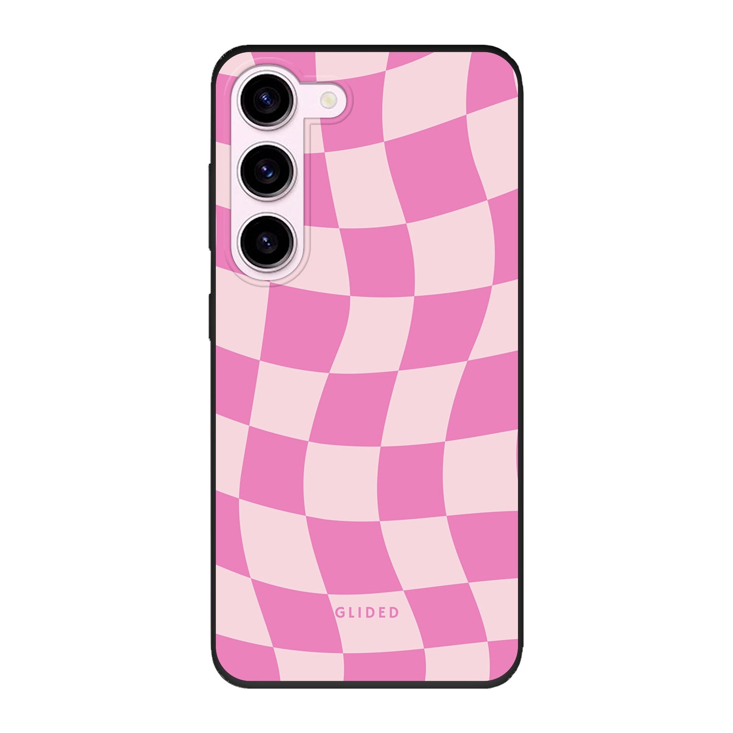 Pink Chess - Samsung Galaxy S23 Handyhülle Biologisch Abbaubar