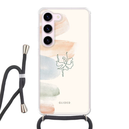 Aquarelle - Samsung Galaxy S23 Handyhülle Crossbody case mit Band