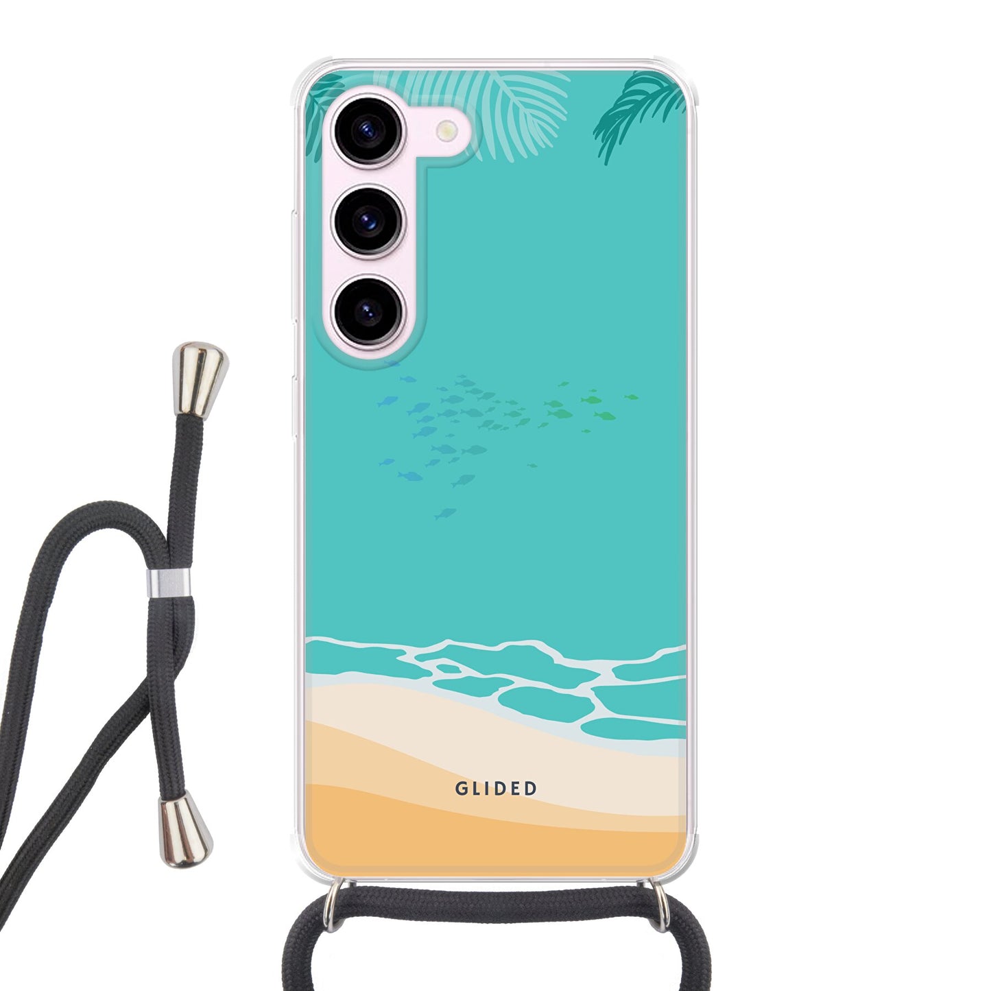 Beachy - Samsung Galaxy S23 Handyhülle Crossbody case mit Band