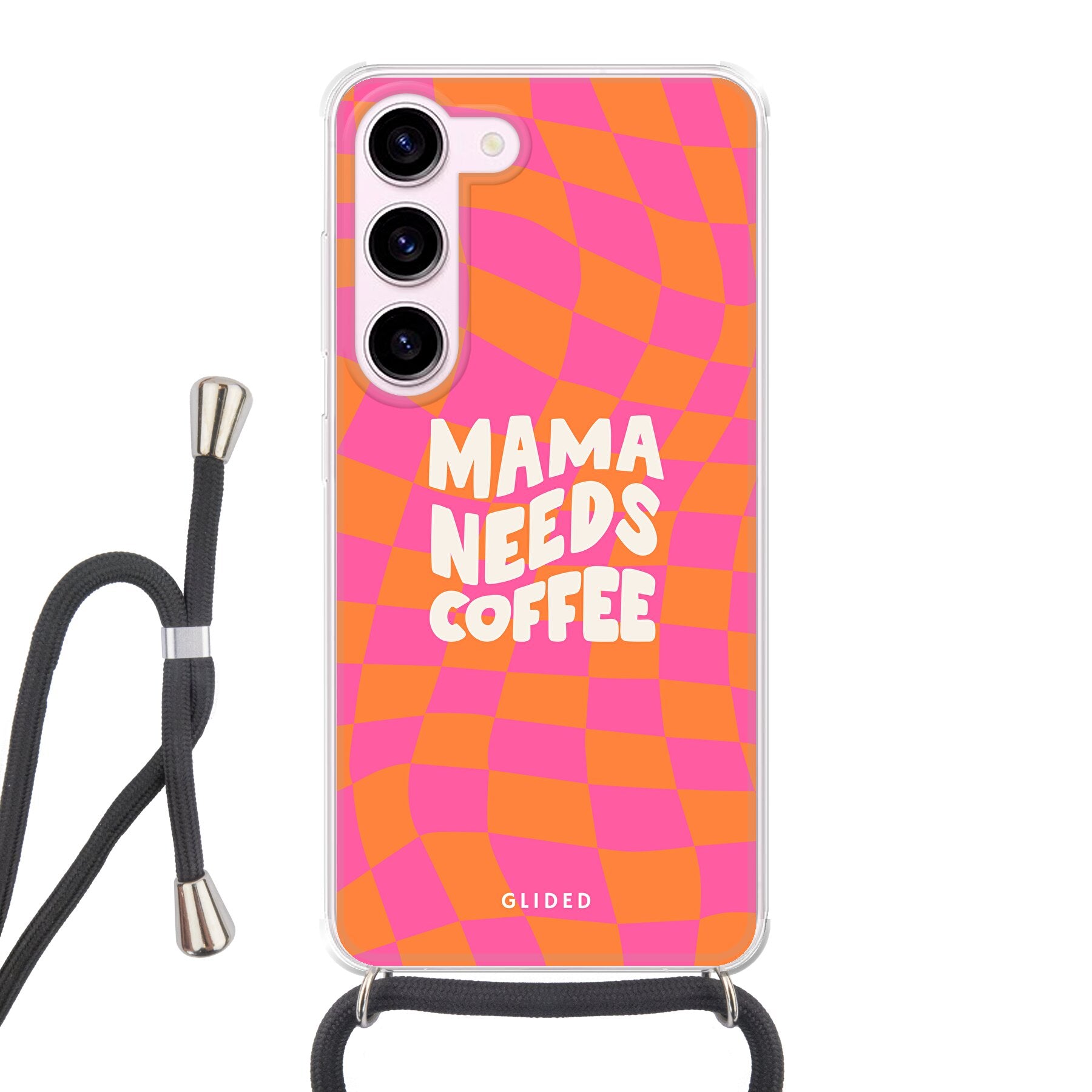 Coffee Mom - Samsung Galaxy S23 - Crossbody case mit Band