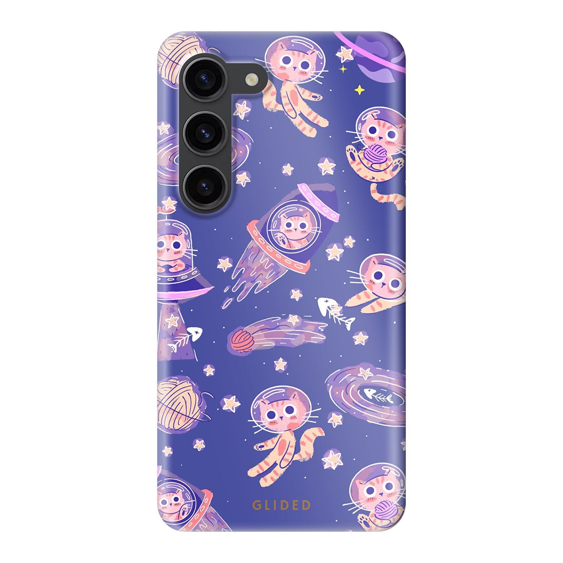 Space Cat - Samsung Galaxy S23 Handyhülle Hard Case