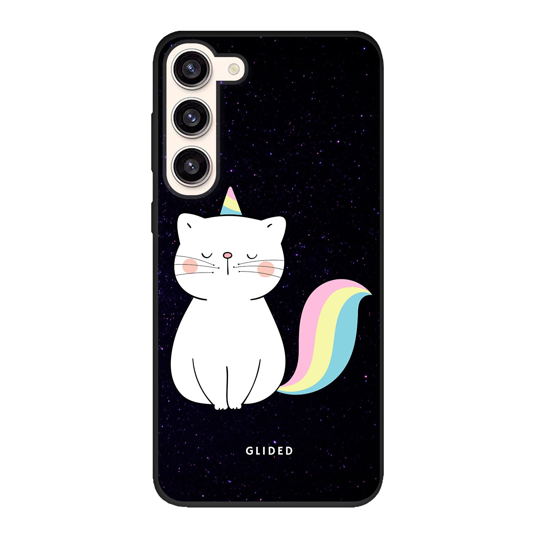 Unicorn Cat - Samsung Galaxy S23 Plus Handyhülle Biologisch Abbaubar