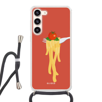 Pasta Paradise - Samsung Galaxy S23 Plus - Crossbody case mit Band