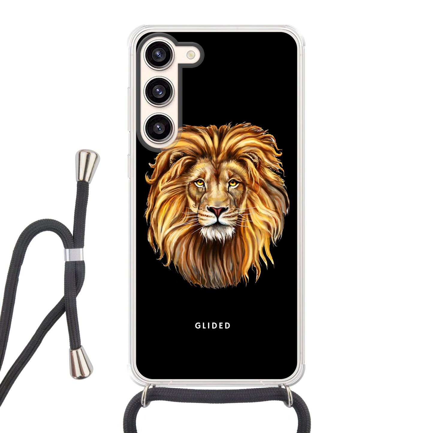 Lion Majesty - Samsung Galaxy S23 Plus - Crossbody case mit Band