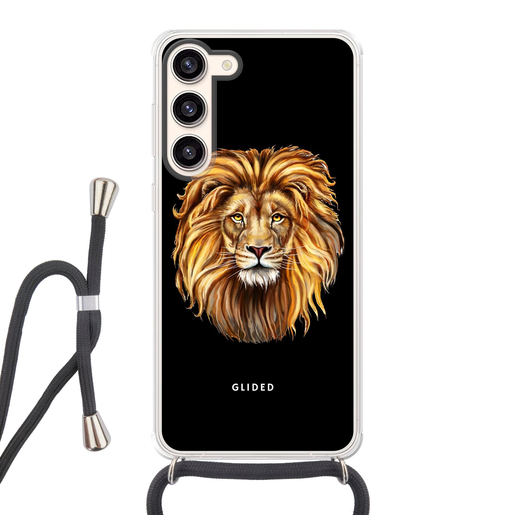 Lion Majesty - Samsung Galaxy S23 Plus - Crossbody case mit Band