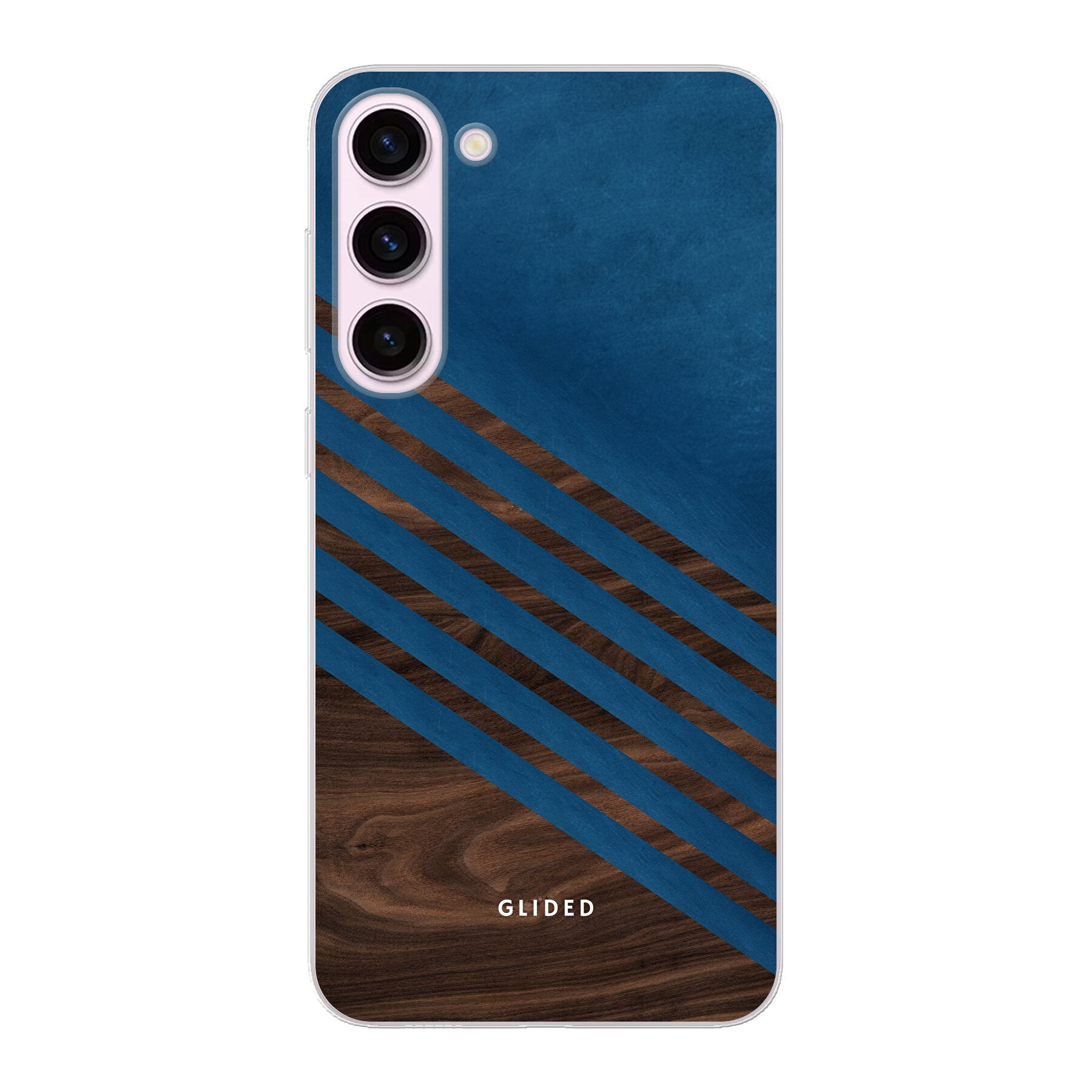 Blue Wood - Samsung Galaxy S23 Plus Handyhülle Hard Case