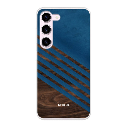 Blue Wood - Samsung Galaxy S23 Handyhülle Soft case