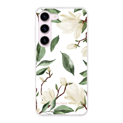 White Elegance - Samsung Galaxy S23 Handyhülle Soft case