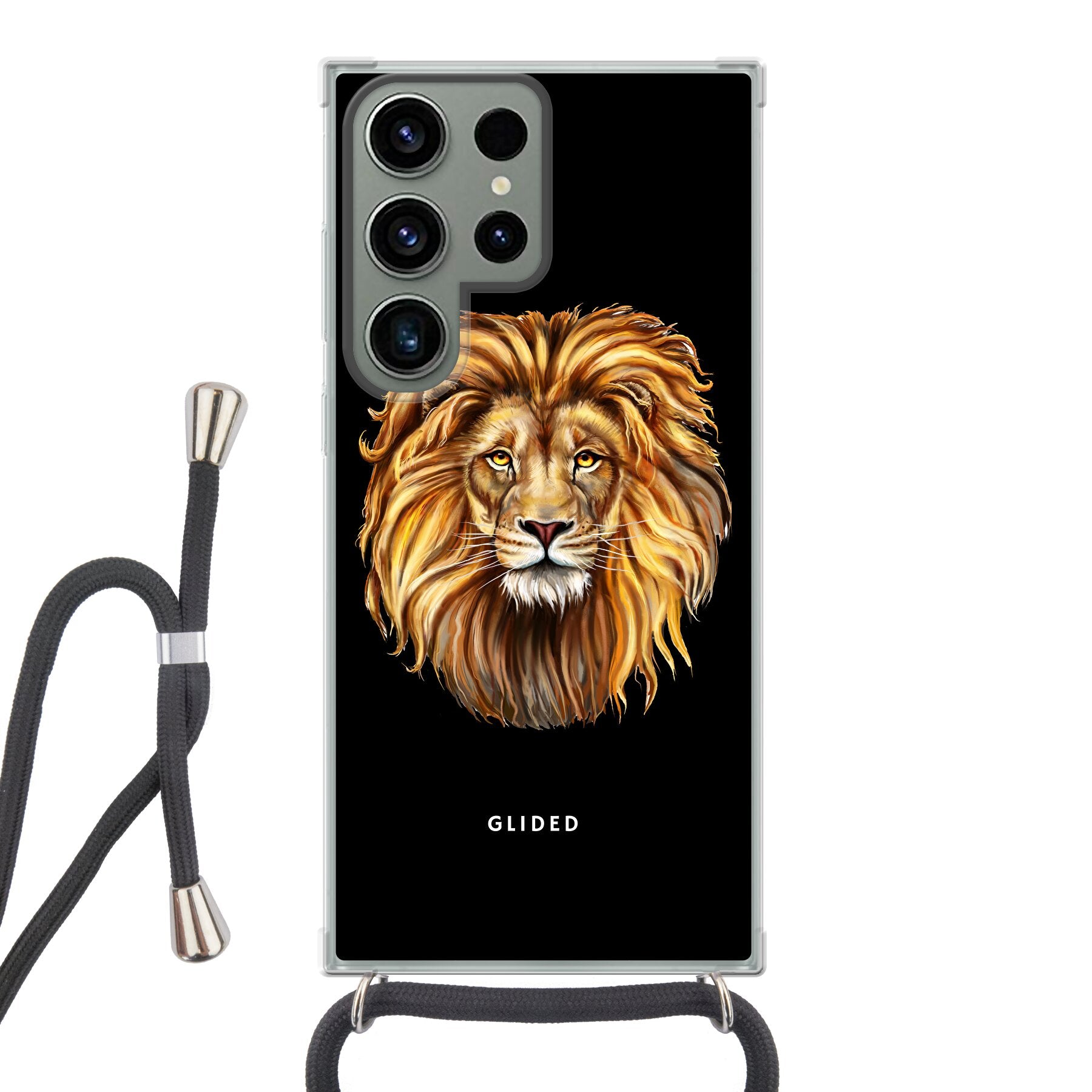 Lion Majesty - Samsung Galaxy S23 Ultra - Crossbody case mit Band