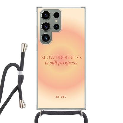 Progress - Samsung Galaxy S23 Ultra Handyhülle Crossbody case mit Band