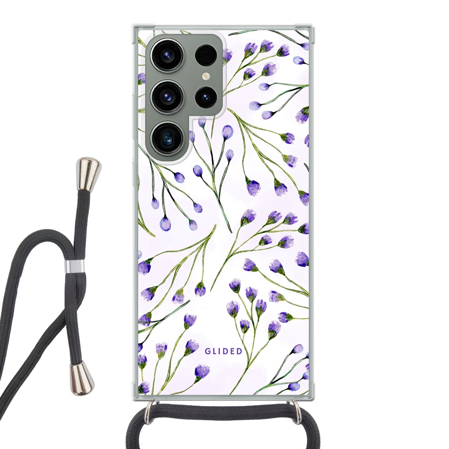 Violet Garden - Samsung Galaxy S23 Ultra Handyhülle Crossbody case mit Band