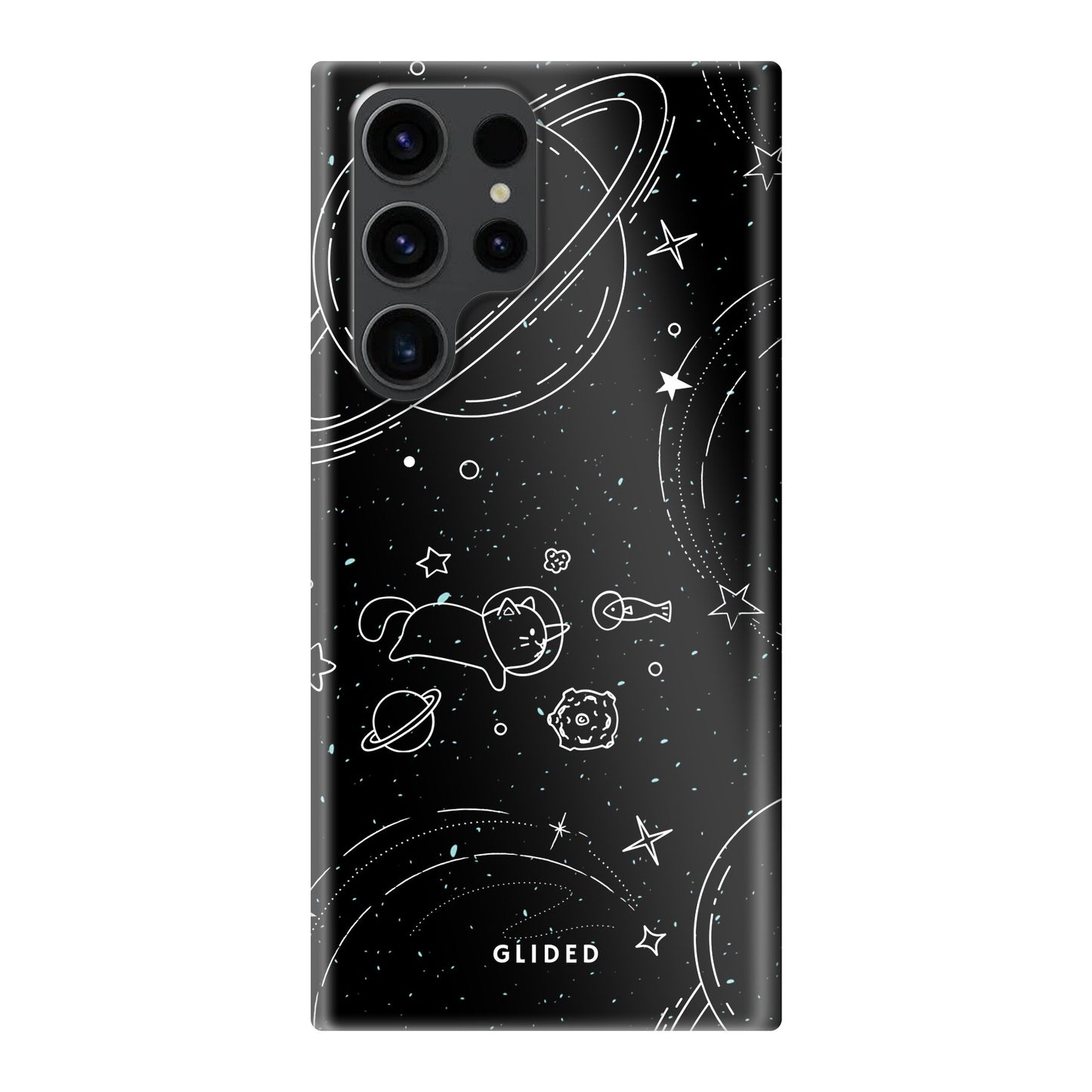 Cosmic Cat - Samsung Galaxy S23 Ultra Handyhülle Hard Case