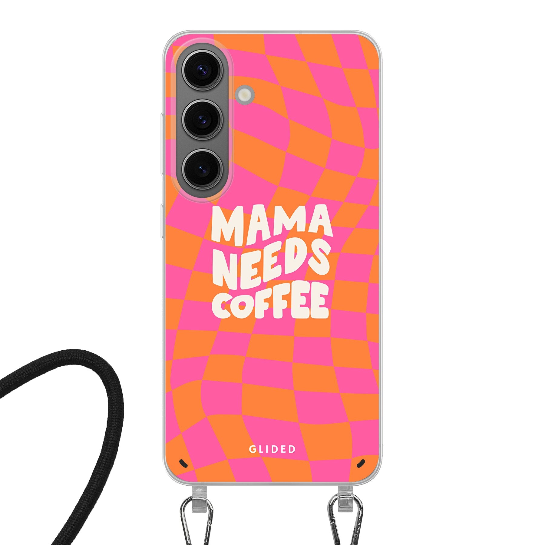 Coffee Mom - Samsung Galaxy S24 - Crossbody case mit Band