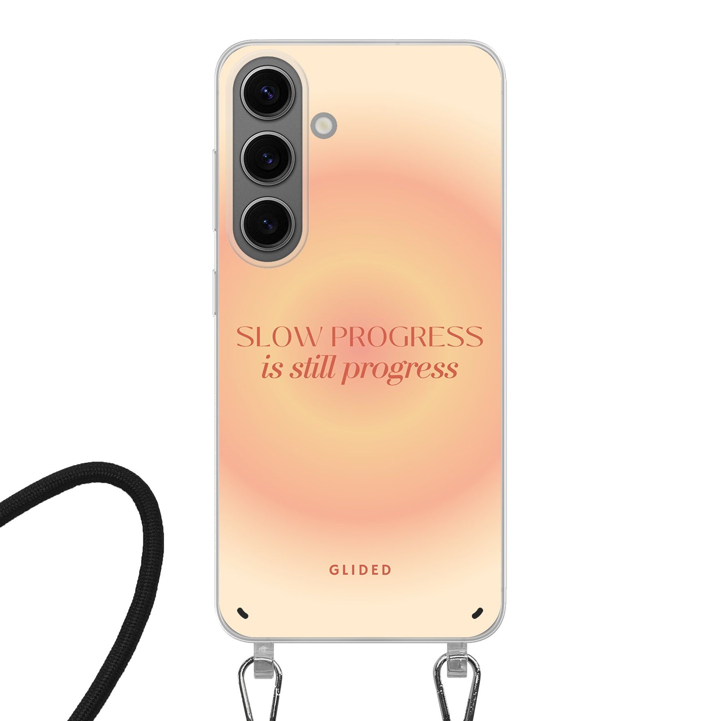 Progress - Samsung Galaxy S24 Handyhülle Crossbody case mit Band
