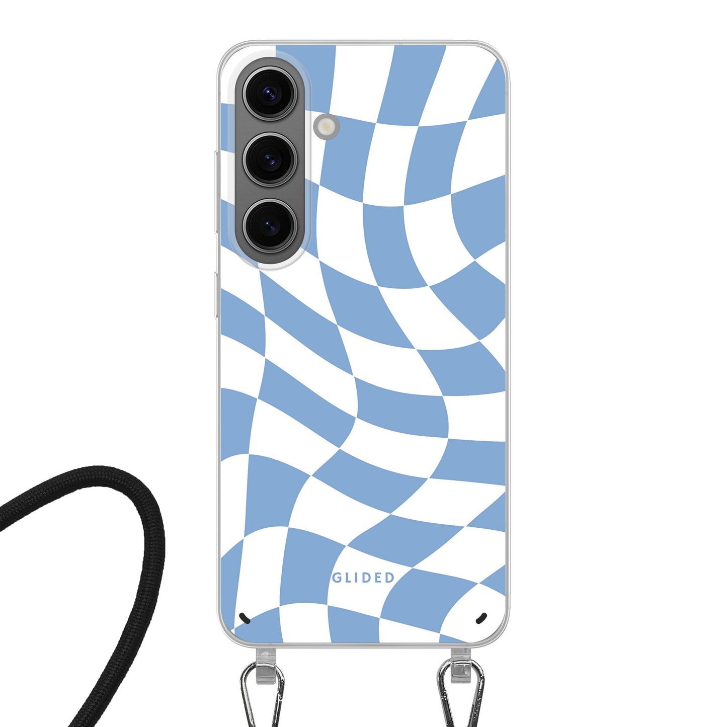 Blue Chess - Samsung Galaxy S24 Handyhülle Crossbody case mit Band