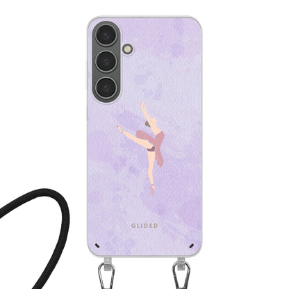 Lavender - Samsung Galaxy S24 Plus Handyhülle Crossbody case mit Band