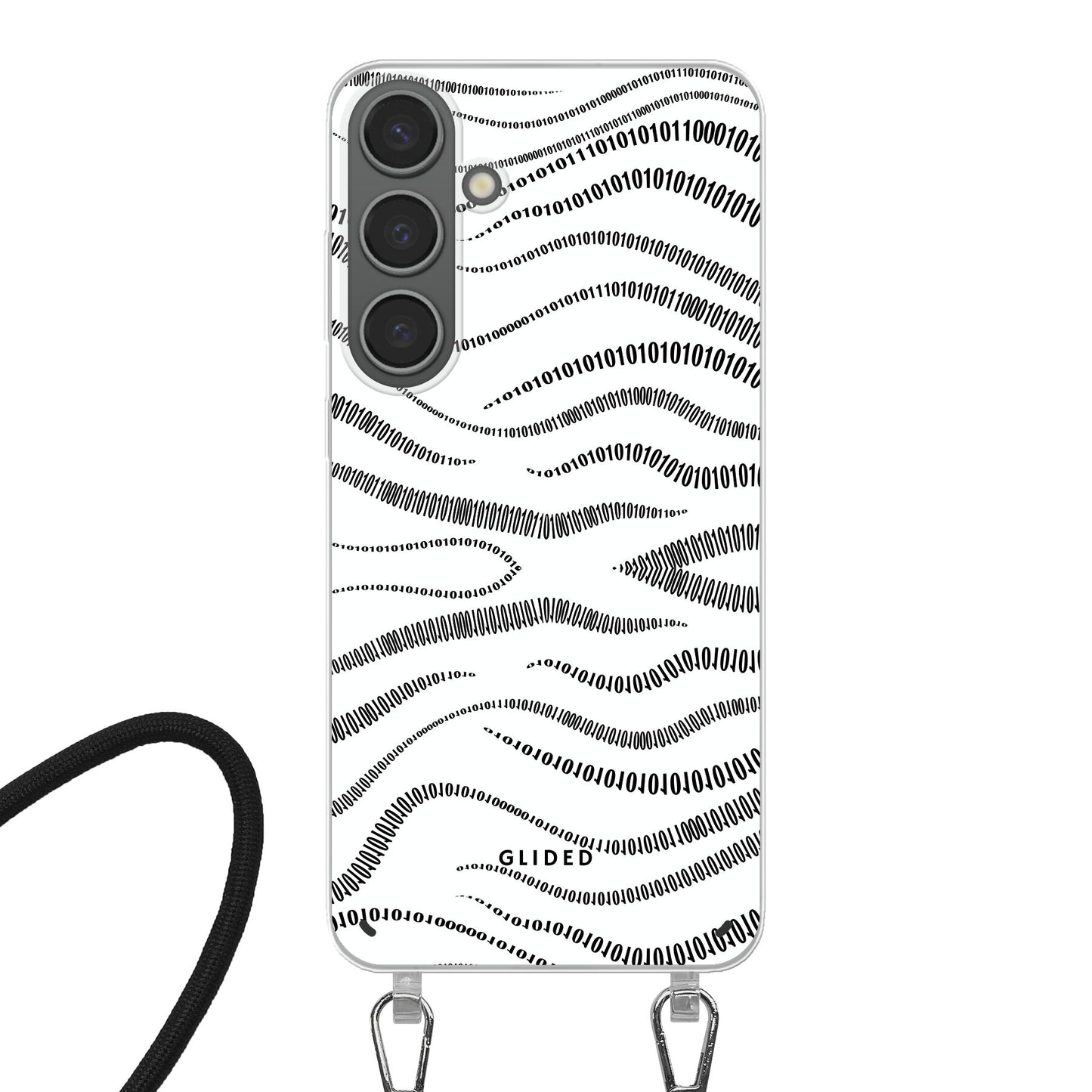 Binary Code - Samsung Galaxy S24 Plus Handyhülle Crossbody case mit Band